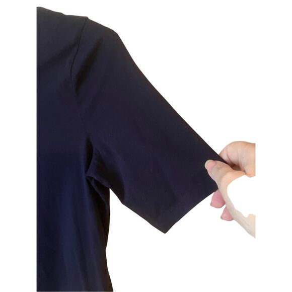 Talbots Scalloped Neck SS Tee M - Picture 3 of 9